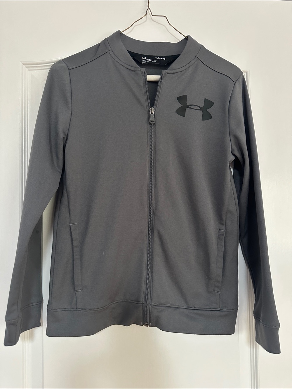 Under Armour Boy’s Gray Full-Zip Athletic Jacket